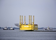 Siemens hat eine neue Konverterplattform in der Nordsee installiert.
