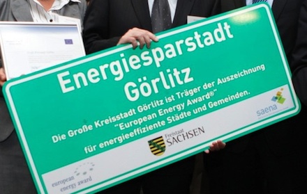 Auch im Jahr 2013 werden Stadt und Landkreis Görlitz in Sachsen mit dem European Energy Award ausgezeichnet.