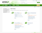 Einen zentralen Zugang zu Verwaltungsservices bietet das Portal eesti.ee.