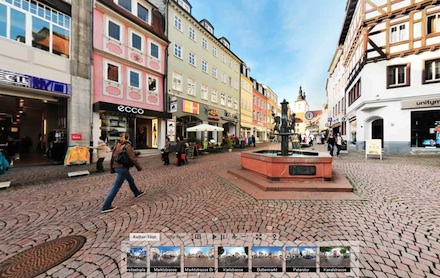 Fuldas schönste Seiten können auf einem virtuellen Stadtspaziergang erkundet werden. 