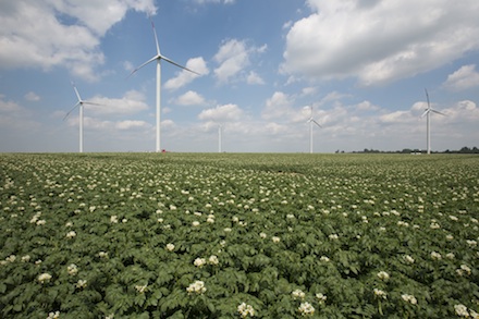 Windpark Titz hat eine installierte Leistung von 20 Megawatt.