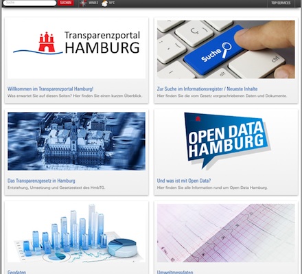 Mehr als 10.000 Datensätze stehen auf dem Hamburger Transparenzportal bereits zur Verfügung.