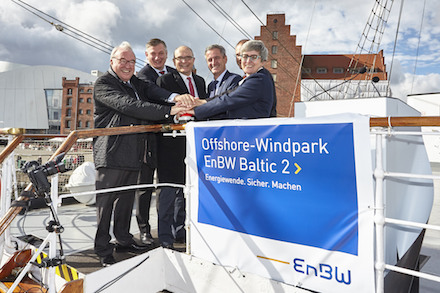 Offizielle Inbetriebnahme EnBW Baltic 2. 