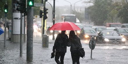 Wo in Berlin bei Starkregen mit Überflutungen zu rechnen ist, zeigt jetzt eine flächendeckende Hinweiskarte. 