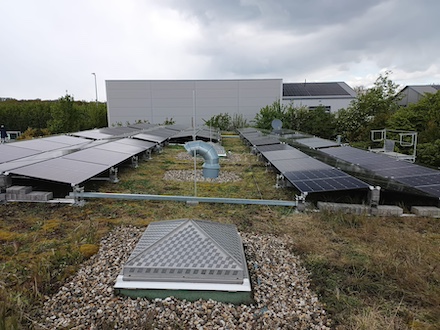 Auf dem Vereinsheim Kalthof in Iserlohn prangt jetzt eine neue Photovoltaikanlage.