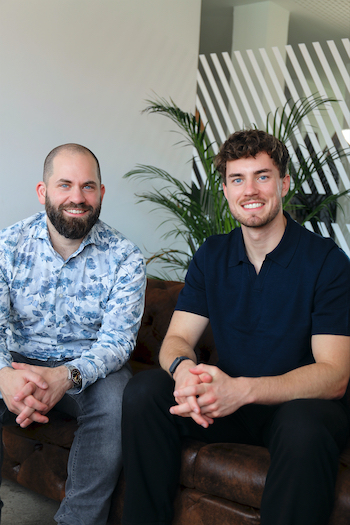 Die Mission Personal-Geschäftsführer Marvin Staufenberg (links) und Tim Haver (rechts).