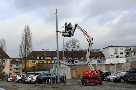 Wolfsburg: Der Parkplatz am Meckauerweg wird zum Testfeld für smartes Parken. 