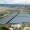 Deutschlands größte Solarthermieanlage entsteht in  Lausen-Grünau bei Leipzig. 