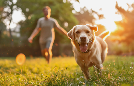 Mit digitaler Hundemarke entspannt unterwegs.