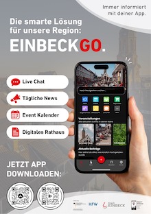 Die neue offizielle Stadt-App soll Einbeck und die umliegenden Ortschaften näher zusammenbringen. 